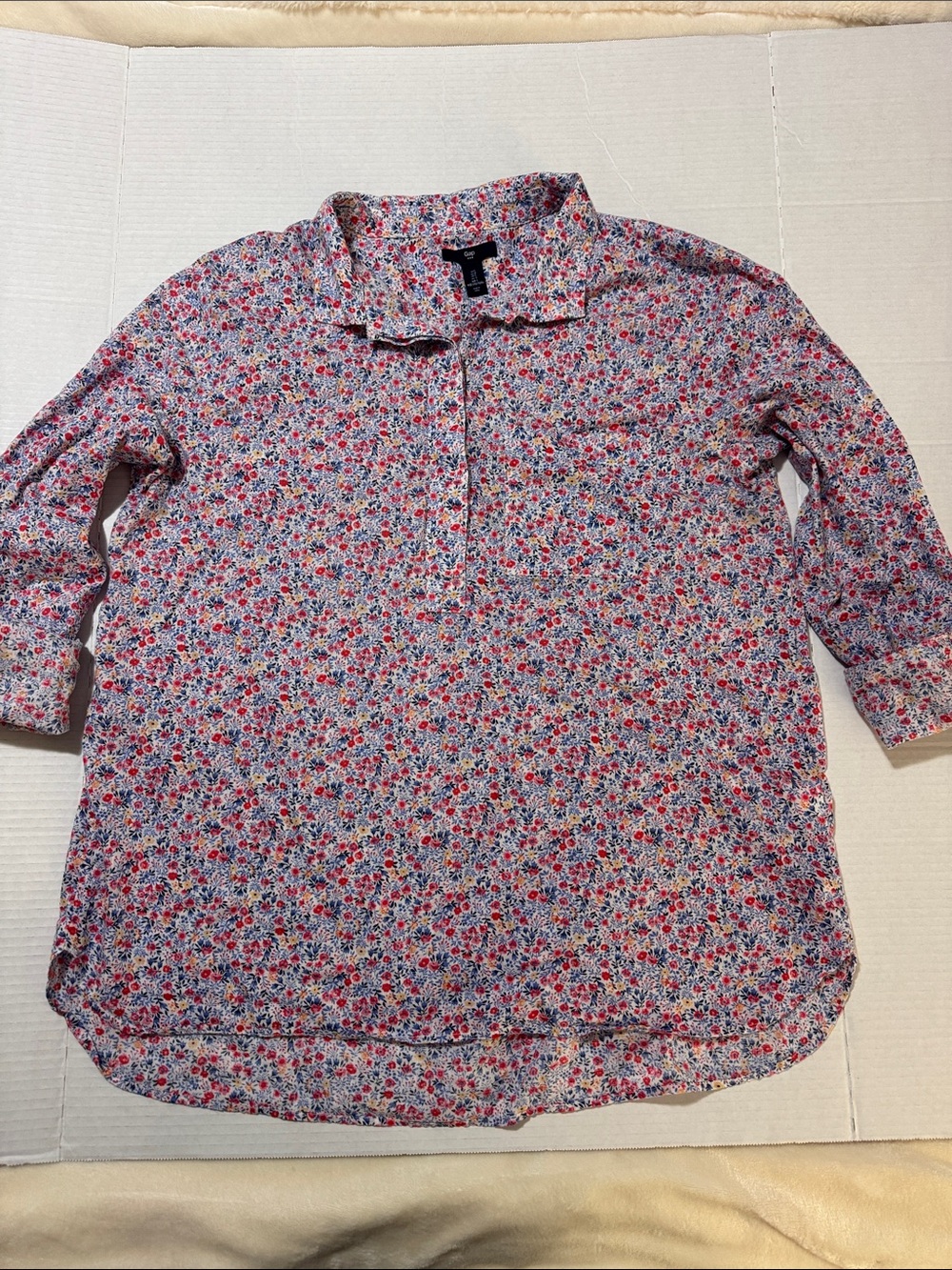 GAP Disty Floral Collared Tunic 240